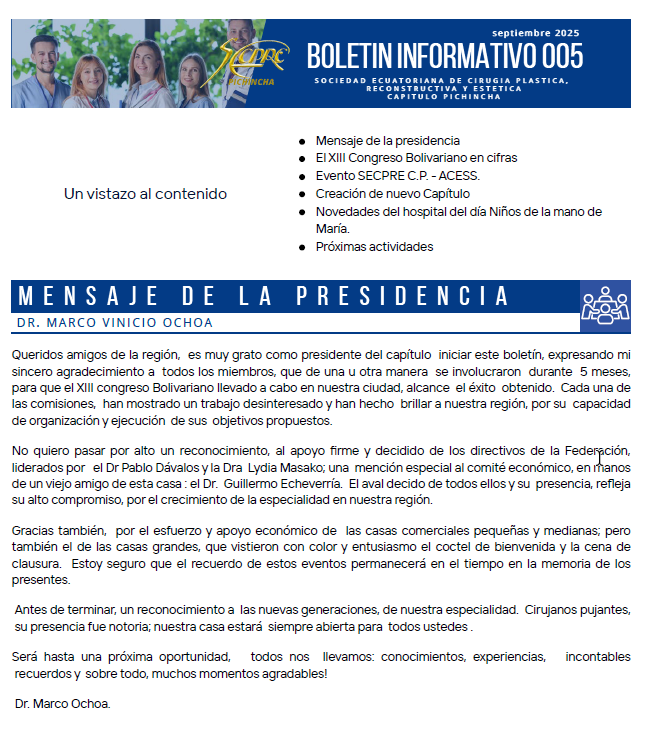 Boletin Informativo Septiembre 005/2025